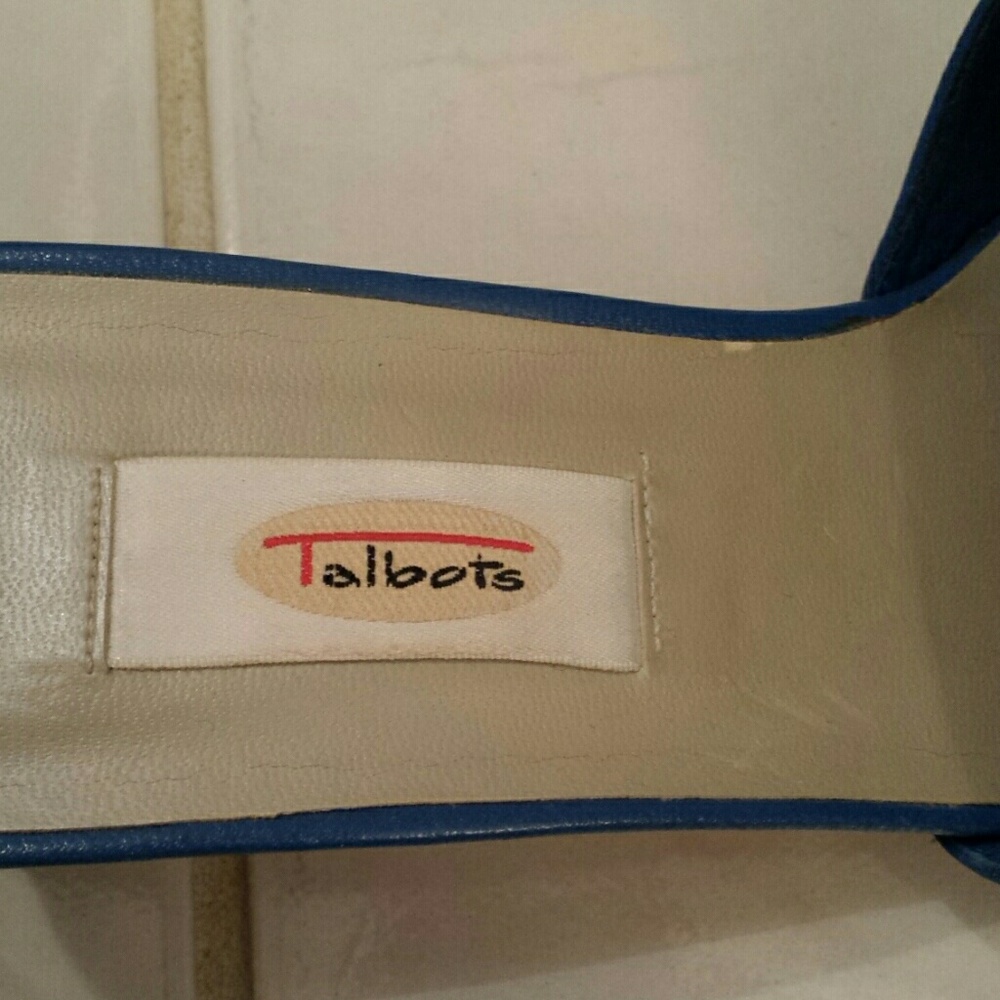 TALBOT Shoes Blue Variations Size 8 Medium - Picture 4 of 6
